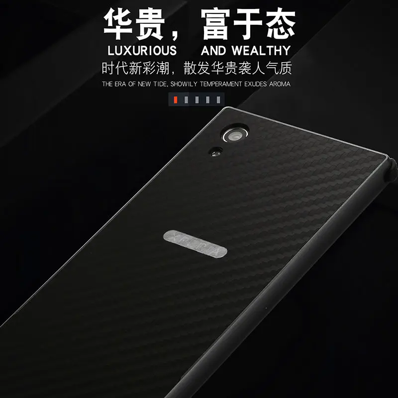 Противоударный чехол для sony XA1 Plus XA1Plus, алюминиевая металлическая рамка с Карбоновым волокном, Жесткий Чехол для sony Xperia XA1 Plus, чехол