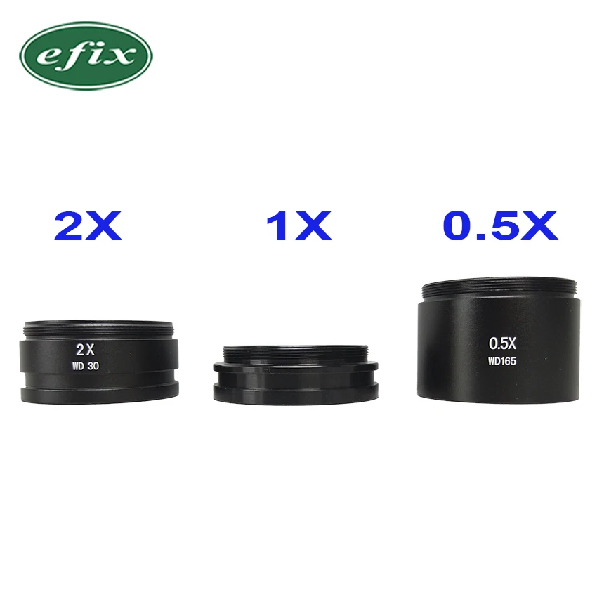 efix 13MP 3.5-90X HDMI VGA Trinocular Stereo Microscope Simul-Focal Continuous Zoom Video Camera Phone PCB Soldering Repair Tool
