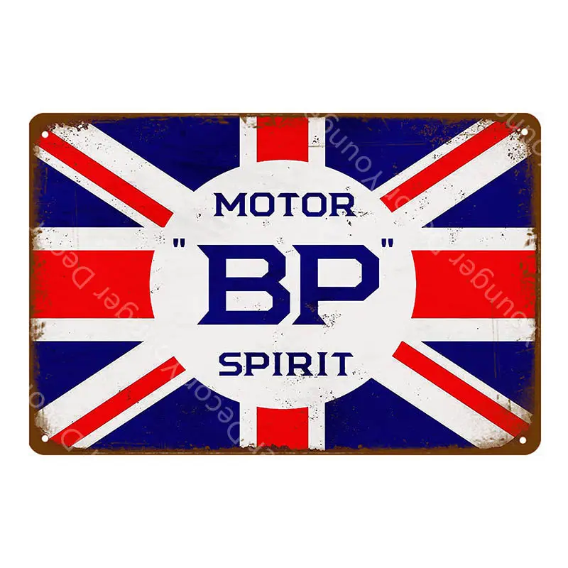 YD4426F Винтажный Тексако двигательные масляные знаки Sky Chief Mobil Castrol BP металлический плакат настенная художественная живопись плита гараж газо-бензиновый Декор - Цвет: YD4426F
