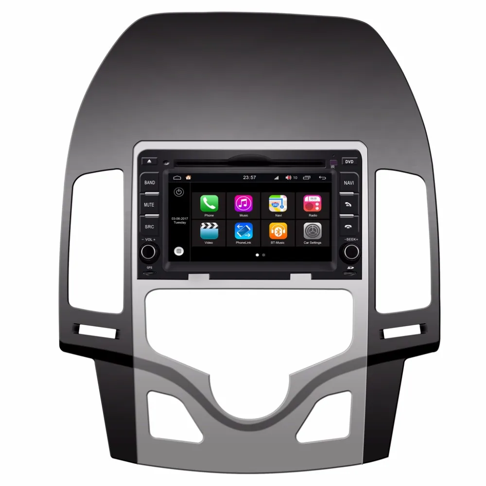 Android 7,1 Автомобильный Радио Видео плеер для hyundai I30 Авто AC/I30 РУКОВОДСТВО AC DVD gps