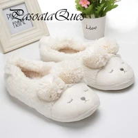 new winter home slippers women house shoes for indoor bedroom house warm plush slippers adult cute animal cartoon flats 2016