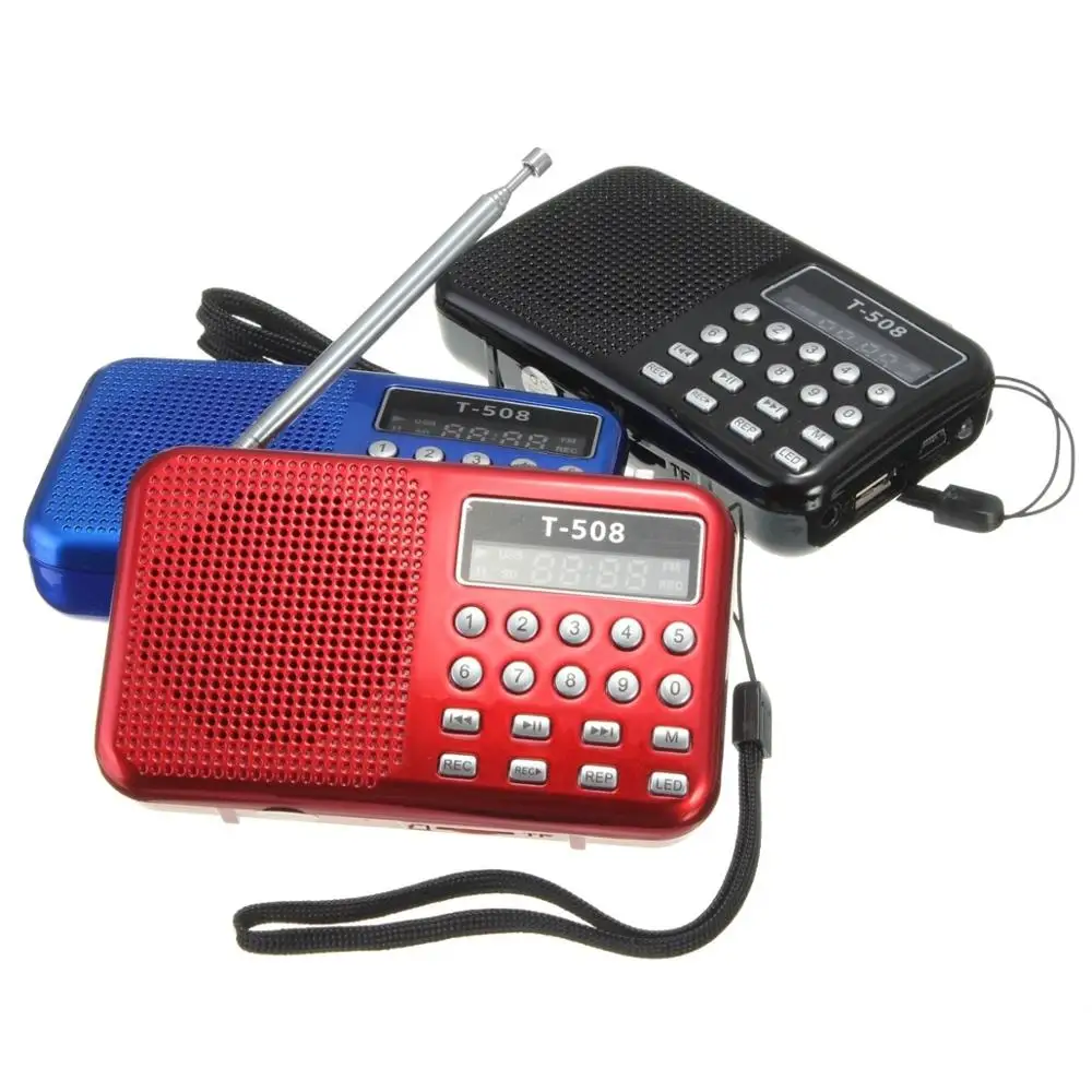 T508 Лидер продаж Портативный Hi Fi динамик с картой цифровой мультимедийный громкий