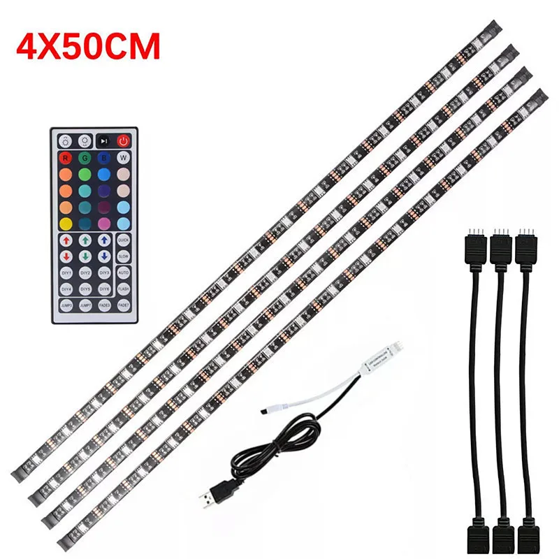 Светодиодный комплект подсветки для телевизора 5 в пост. Тока USB 5050SMD ТВ фона