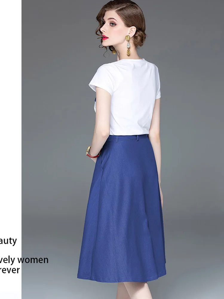 Высокое качество модные дизайнерские Для женщин костюм в полоску пригородных