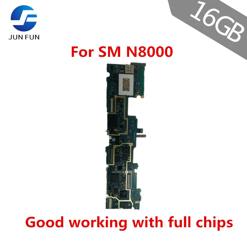 

JUN FUN 16GB Motherboard for Samsung Galaxy Note 10,1 N8000 3G and WIFI Motherboard Android OS Logic Board