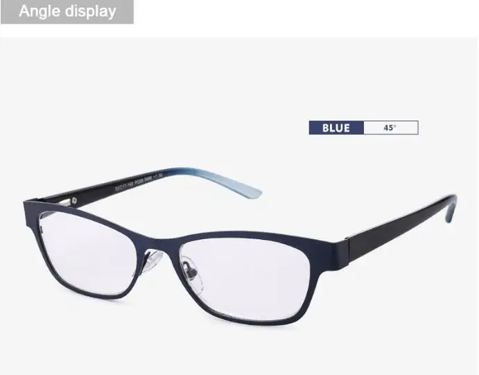 JN IMPRESSION Blue винтажное женское стекло для чтения с высокими прозрачными линзами стекло с пружинными петлями стекло es Gafas de lectura de las mujeres