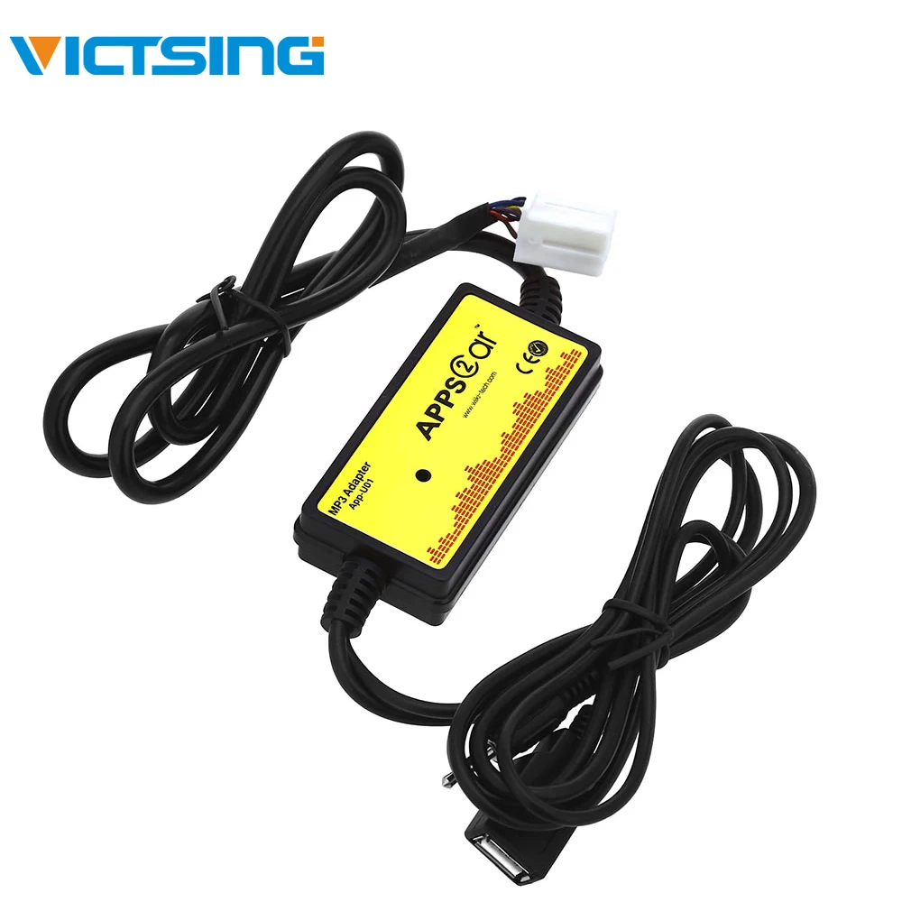 VicTsing автомобильный аудио интерфейс для Honda Accord 03 11 USB/SD адаптер Подключение