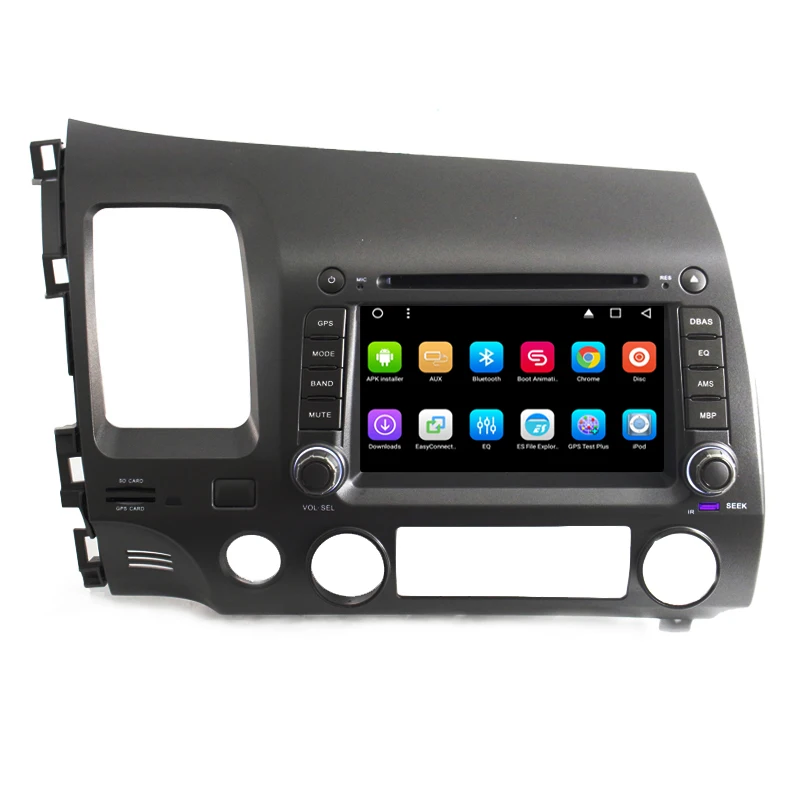 7 &quotAndroid 6 0 четырехъядерный автомобильный dvd плеер для Honda Civic 2006 2008 2009 2010 2011 GPS