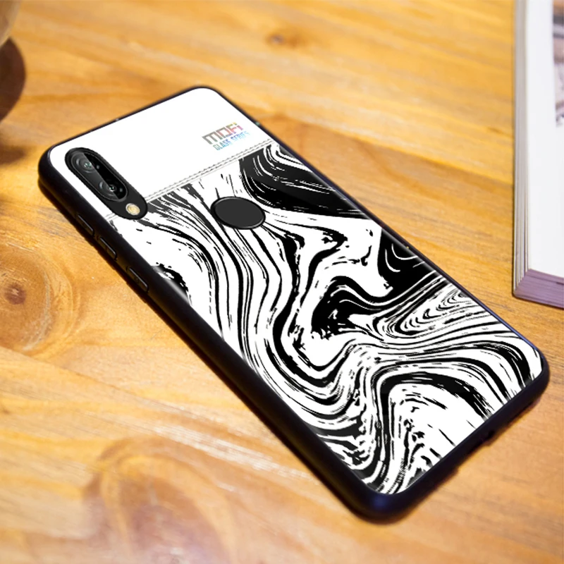 Для huawei P20 lite чехол MOFI для nova 3e мраморный закаленное стекло P20lite полный Чехол