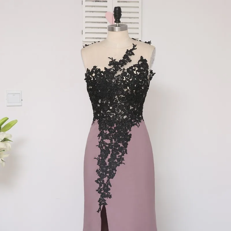 HVVLF черные 2018 платья для выпускного вечера русалка до пола с открытой спиной