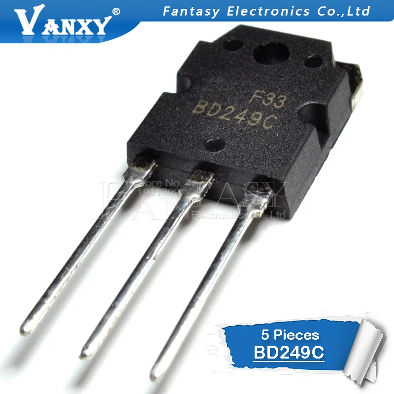 5 шт. BD249 TO 218 BD249C 3P 249C|Интегральные схемы| |
