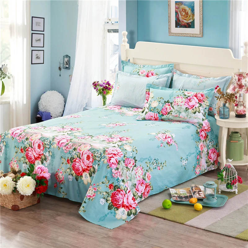 Летний стиль 100% хлопок супер мягкий двойной полный Королевский размер