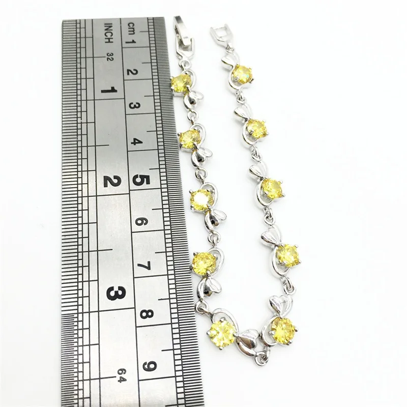 

Wholesale & Retail ! Gold yellow Bracelet & Bangle Cubic Zirconia white color