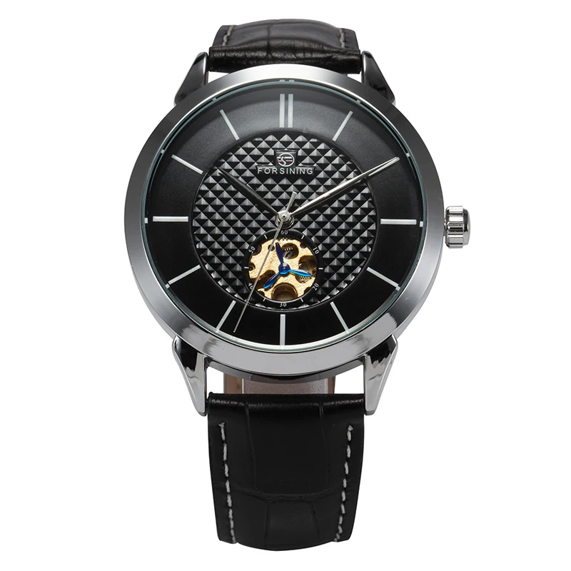 Часы наручные FORSINING Мужские механические брендовые Роскошные простые