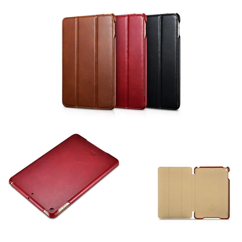 ICarer Чехол книжка для iPad Mini5 винтажная серия подставка кожаный чехол mini 5 держатель