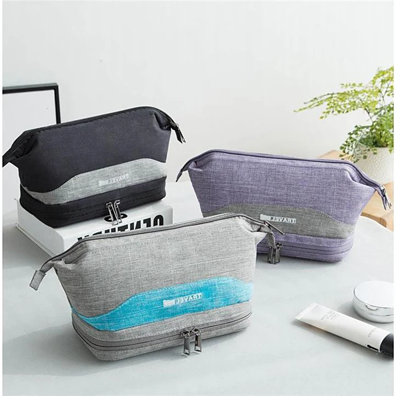 Мужская туалетная сумка водонепроницаемая для макияжа органайзер путешествий