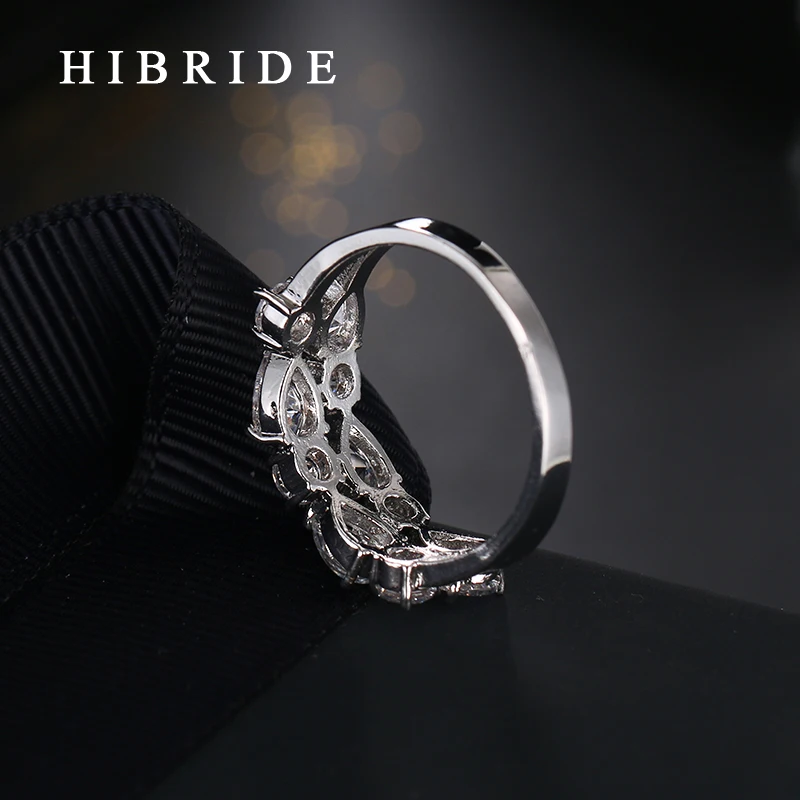 Женское Обручальное Кольцо HIBRIDE классическое обручальное кольцо с фианитом 3