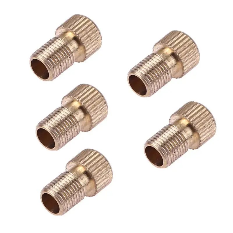 5 pcs Велосипедный адаптер клапана воздушный насосный преобразователь Presta to Schrader MTB дорожный велосипед шинный газ переходник клапана трубка насос инструменты для ремонта - Цвет: 5 pcs