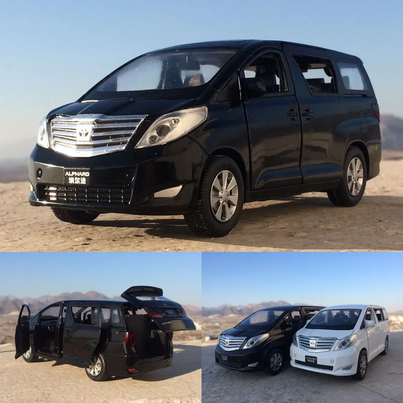 Модель Toyota Elfa с высокой симуляцией масштаб 1:27 игрушечный автомобиль из сплава