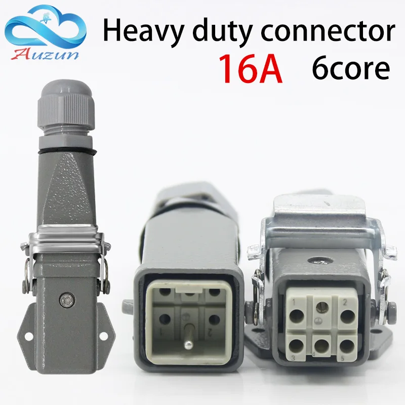 

Соединитель для тяжелых условий эксплуатации, 6 (5 + 1) сердечников ha-006-3, воздушная заглушка, горизонтальная, холодное давление, гидроизоляция...