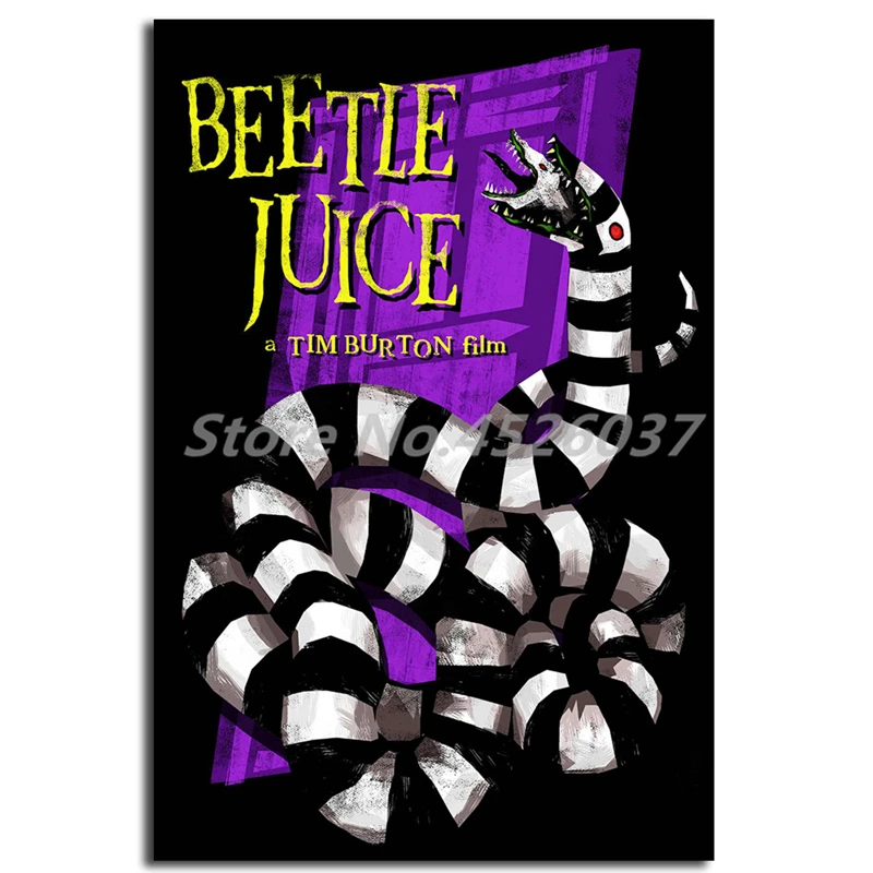 Картина из фильма Beetlejuice HD обои настенные художественные Холст Плакаты печатные