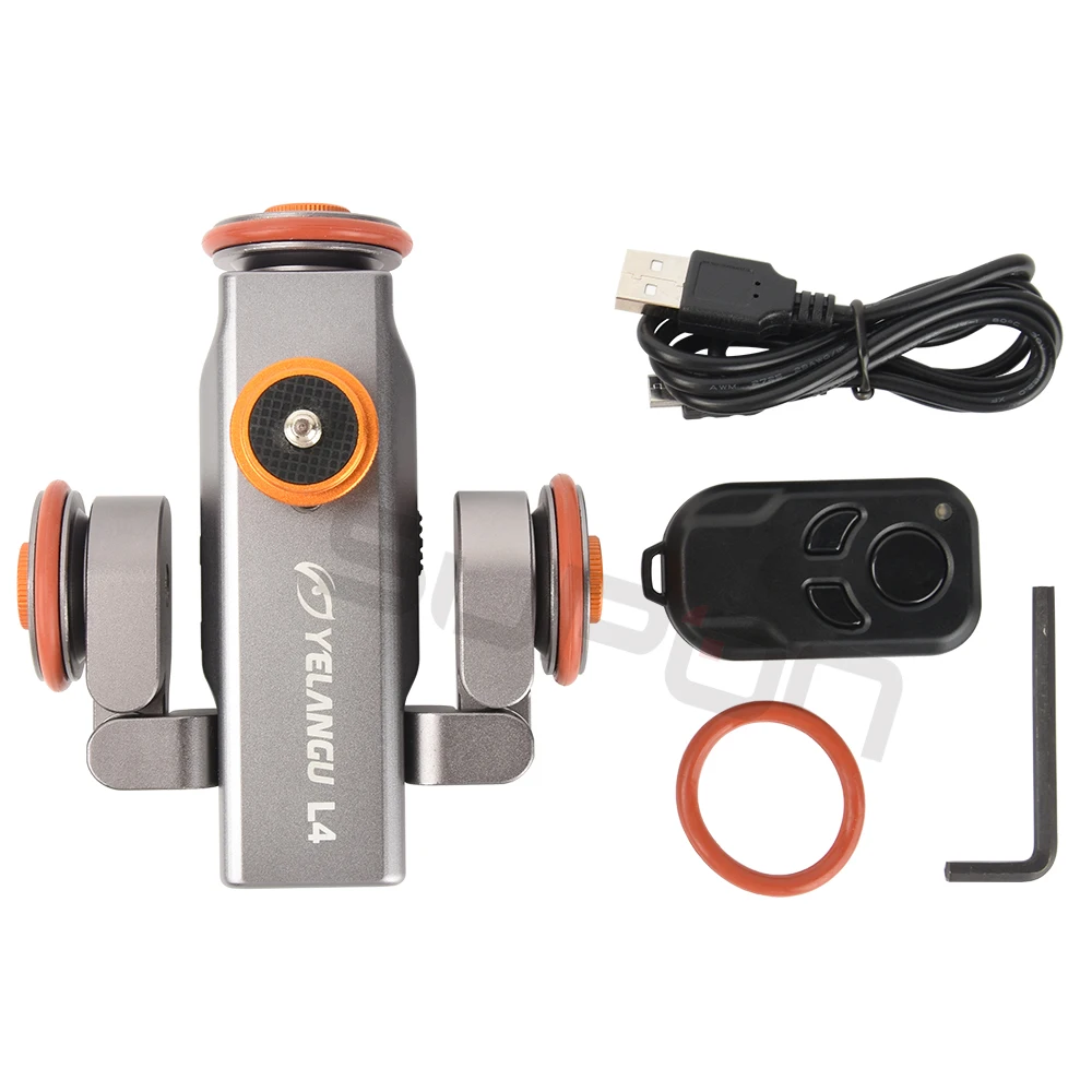 SUPON L4 трек слайдер Электрический Autodolly 3 колеса шкива автомобиль железнодорожных