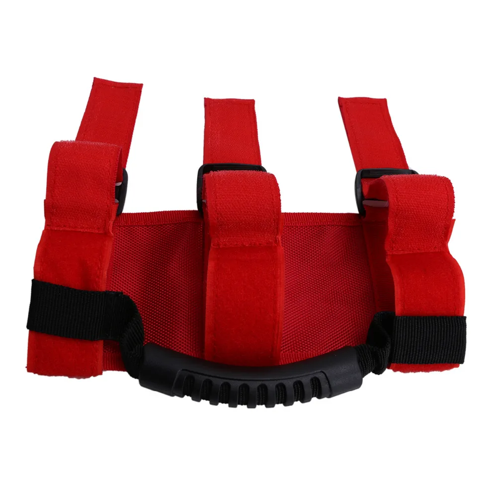 Красный/черный тройной ремень для крыши сиденья гоночная рулонная панель захват