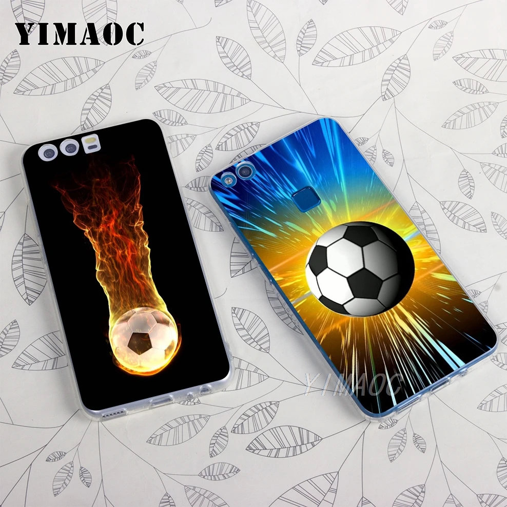YIMAOC Футбол футбольный мяч мягкий чехол для huawei Honor 10 9 8X 8C 8 7C 7X 7A Pro 6A Lite Note10 Nova 3i 3 2i Y6