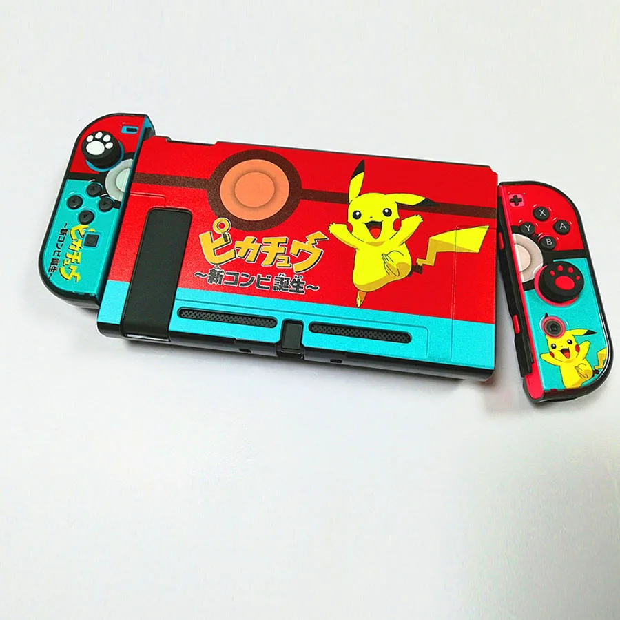 Nintendo Switch с цветным рисунком, жеская защитка закрепляемые Крышка корпуса чехол для Nintend NS консолью коммутатора& Joy-Con для Nintendo Switch