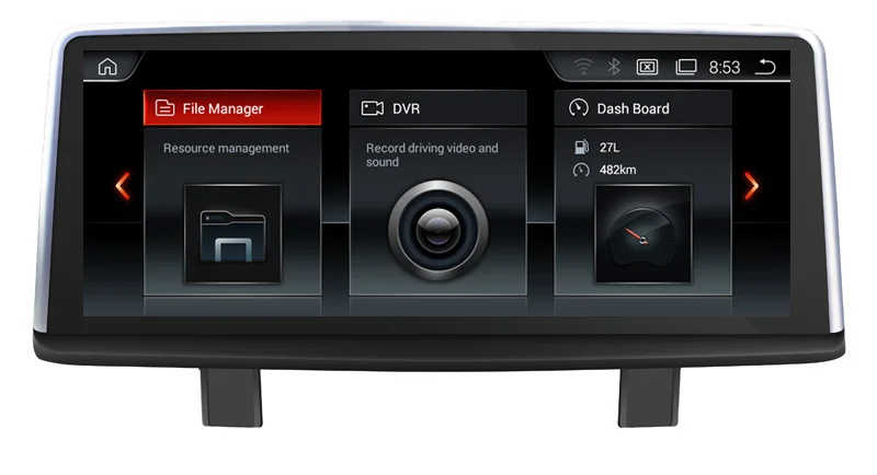1280*480 четырехъядерный Android 4 автомобильный DVD для BMW F30 F20 F22 с Bluetooth 16 Гб Nand Flash 3G Wifi