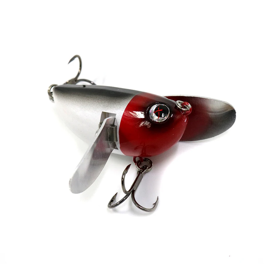 8pcs-YH-122-2 TUYA 8 шт./компл. Плавающий поплавок, Popper Рыбная приманка whopper plopper металлический Воблер для мелкой рыбы, твердая блесна с рисунком тролля Топ воды Crankbait - Цвет: 8pcs-YH-122-2