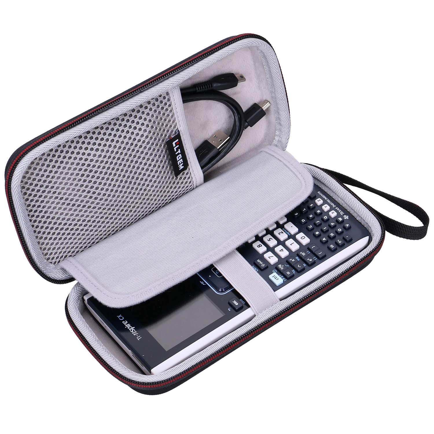 LTGEM EVA черный Жесткий Чехол для переноски для Texas instrument TI-Nspire CX Graphing Calculator