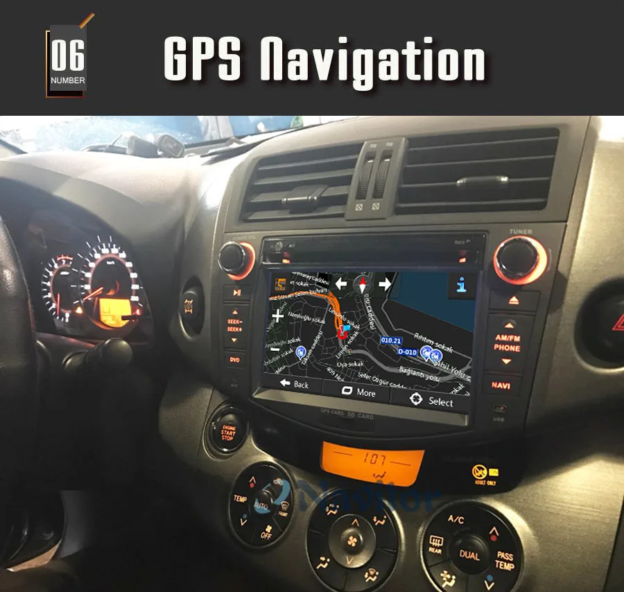 Автомобильный GPS навигатор для Toyota RAV4 7 дюймов 1 6 ГГц двойной 2 DIN