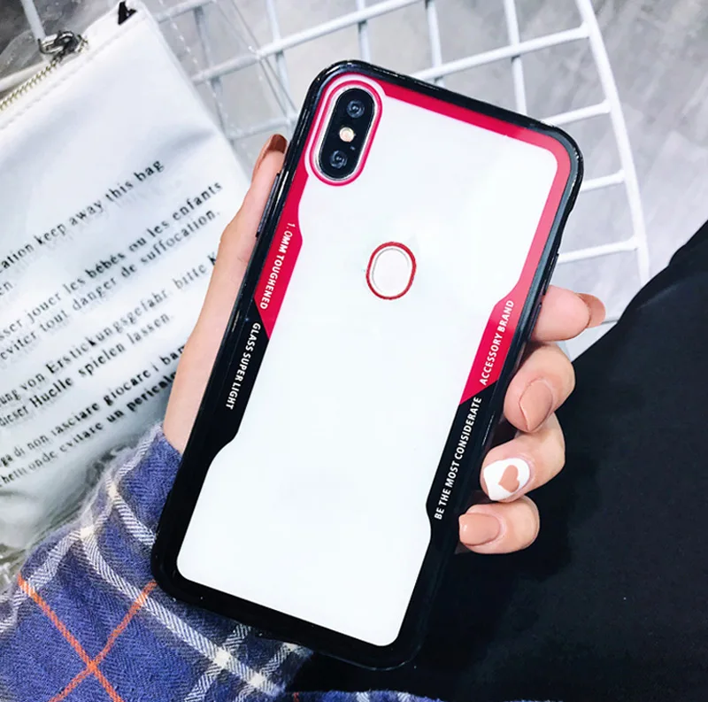 Чехол для Xiao mi Pocophone F1 9 8 Red 6 Pro A2 Lite Note 7 7S 5 5A 5Plus мягкий силиконовый акриловый чехол |