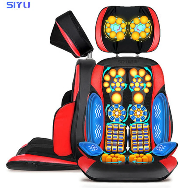 SY Electric Back Massager Vibration Cervical Multifunctional Neck Cushion Household Whole Body Massage |