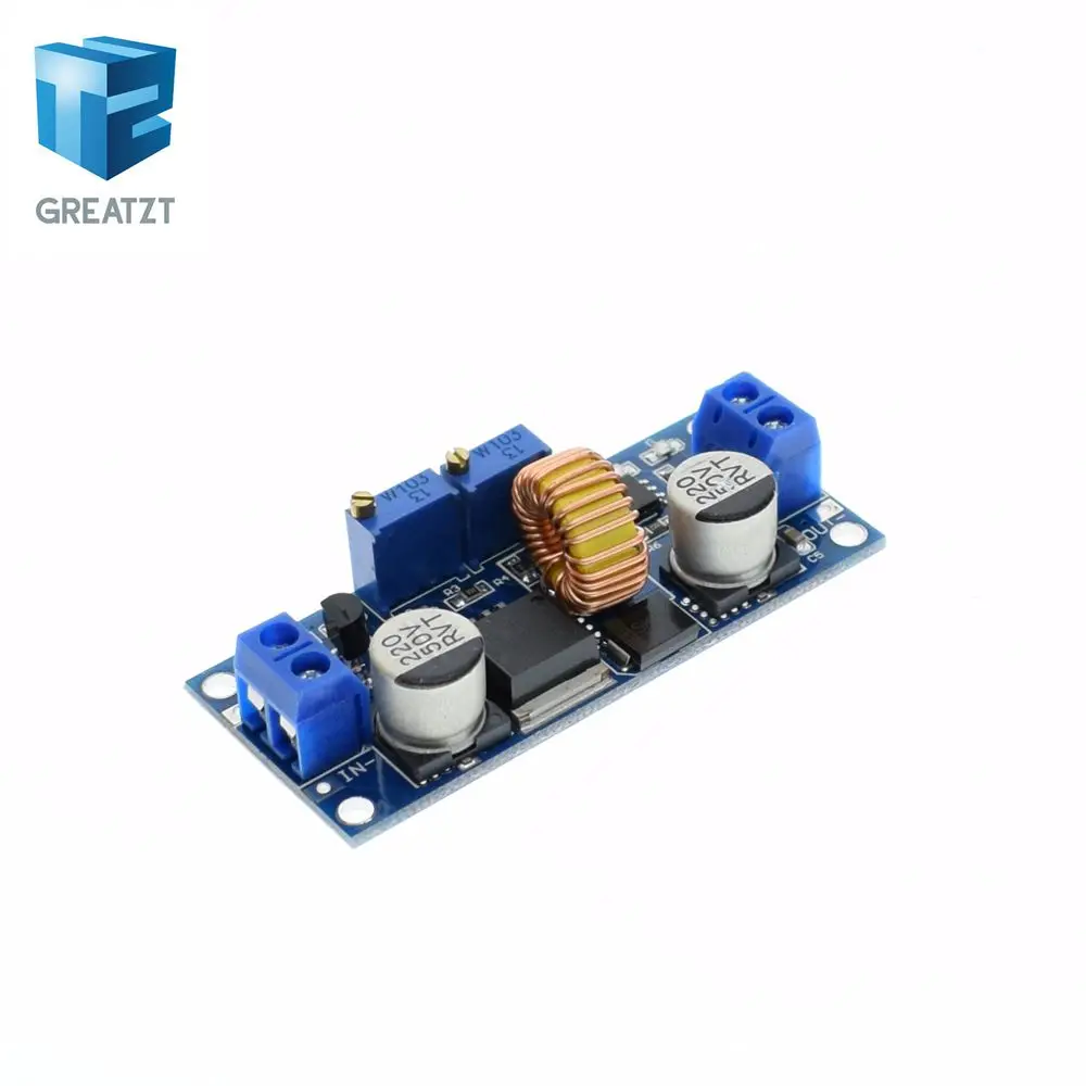 1 шт. 5A DC CC CV литиевых Батарея Шаг вниз зарядки LED Мощность конвертер литиевых Зарядное устройство шаг Пух модуль XL4015 синий