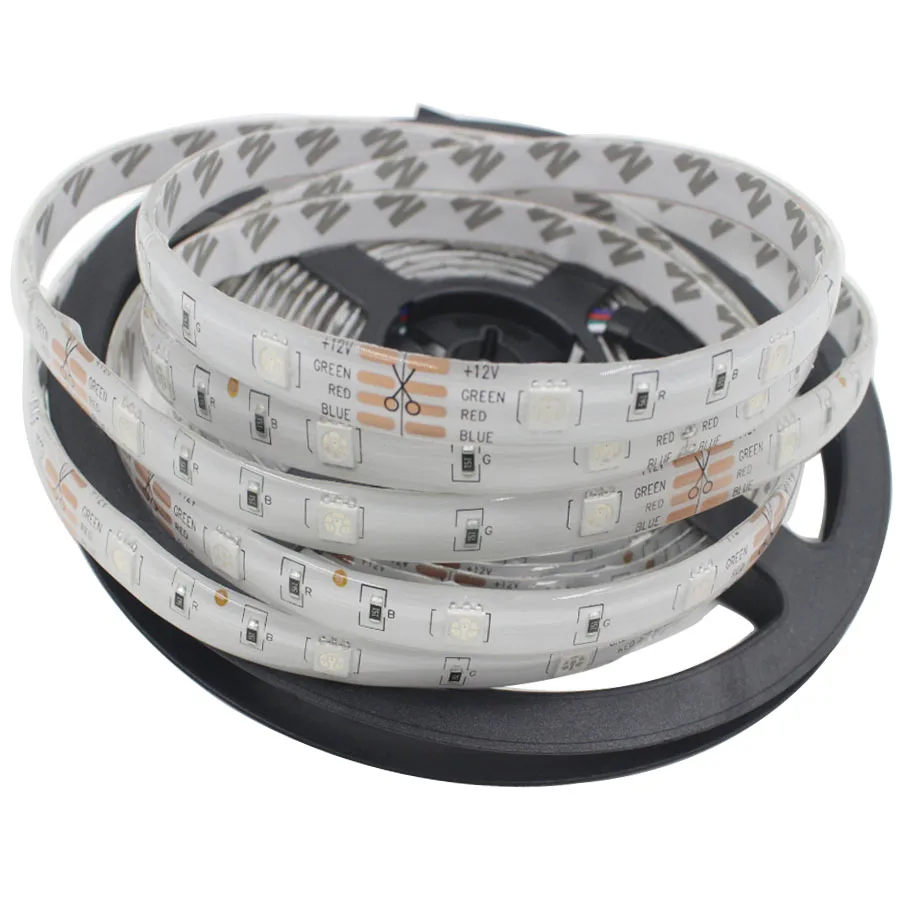Wifi 5 м 10 м 15 м RGB СВЕТОДИОДНАЯ лента SMD 5050 Светодиодная лента светильник водонепроницаемая лента DC 12 В Гибкая неоновая лента с управлением Wifi