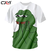 cjlm the frog 3d print tshirts men summer fitness t shirt o neck short sleeve custom big size 7xl shirts man brand clothing