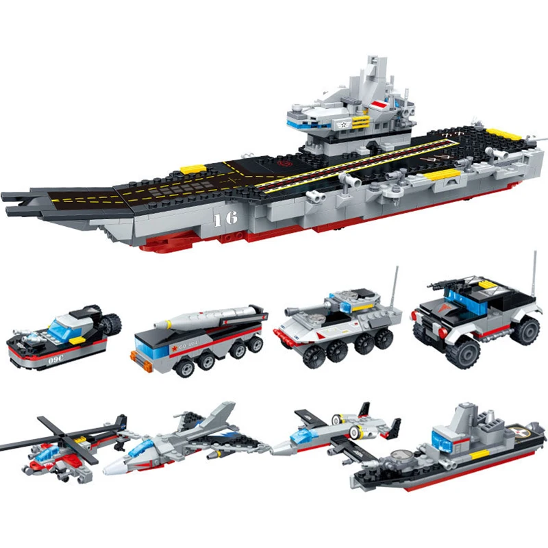 659 шт. 8 в 1 самолет Карри строительные блоки кирпичи игрушки Legoings модели военный
