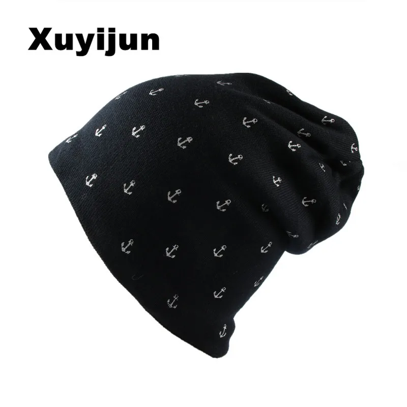 Xuyijun бренд 2017 Для женщин Hat Skullies шапочки полиэстер трикотажные Шапки Шапка бини
