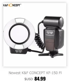 Новейшая K& F концепция KF-150 Вспышка Speedlite Master Slave 14GN вспышка с режимом TTL с отражателем для камеры Nikon D3300 D5300 D7200