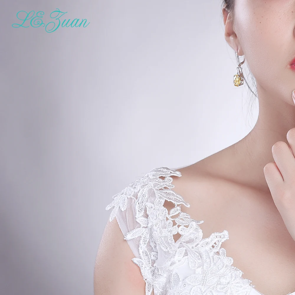 I& zuan 4.75ct натуральный цитрин Висячие серьги Настоящее 925 пробы серебряные ювелирные изделия самые трендовые серьги для женщин Aretes E0070-W05