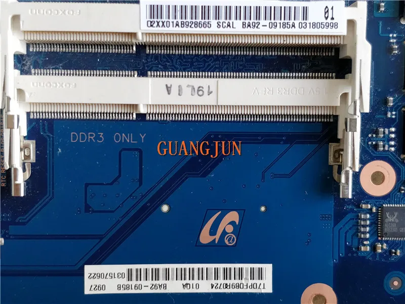 KEFU BA92-09185A BA92-09185B материнская плата для samsung NP300E5A NP300V5A материнская плата протестирована