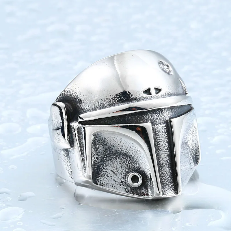 Байер Звездные войны Клон Trooper кольцо Нержавеющая сталь разработан новый фильм