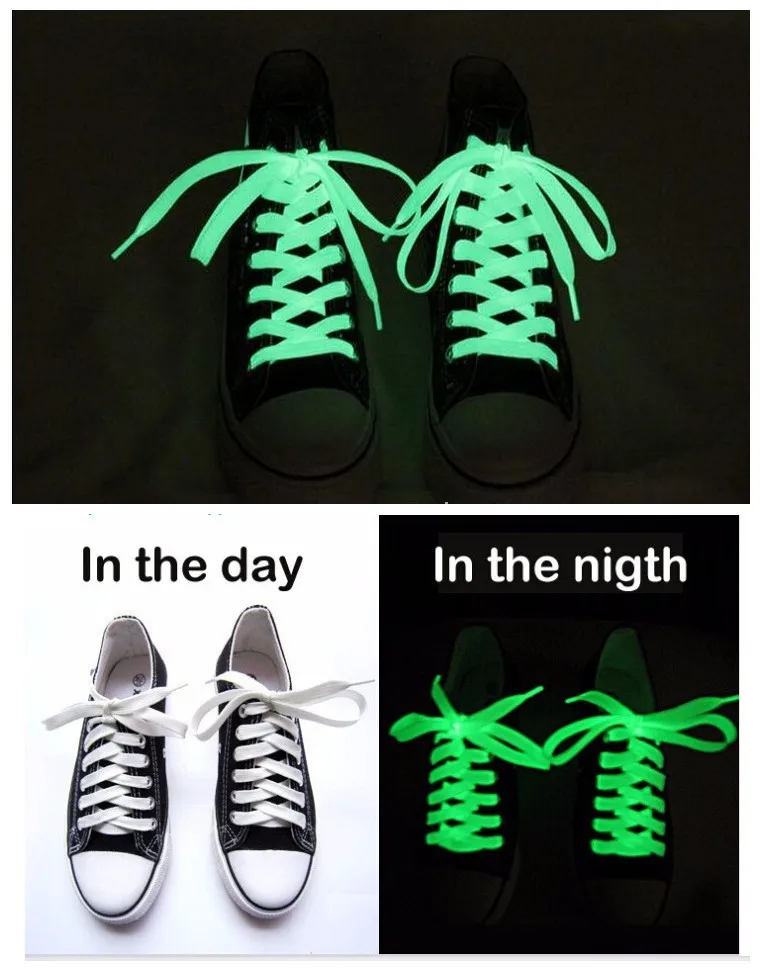 

Free Shipping Factory direct supply Luminous shoelaces fluorescent shoelaces shoelaces luminous shoelaces sport Length: 1 m B1