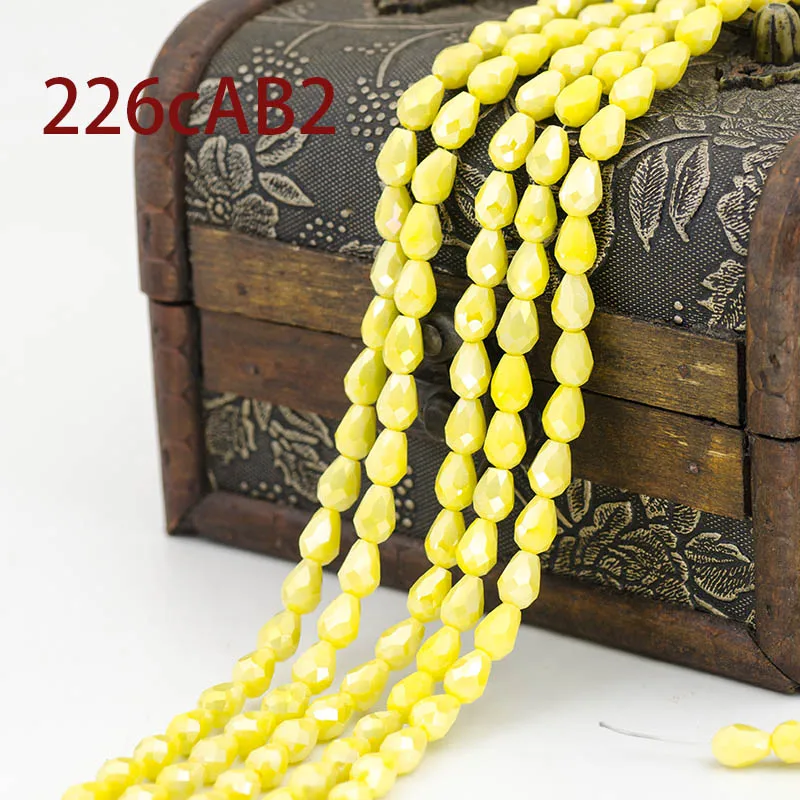 68 шт. китайские высококачественные граненые стеклянные кварцевые бусины класса