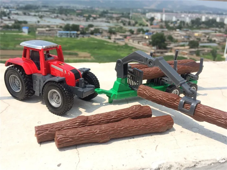 Бесплатная доставка Бренд 3C литье под давлением фермерский Трактор трейлер