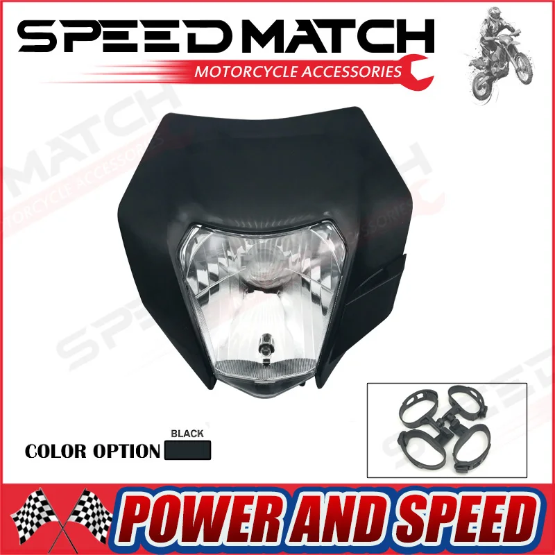 Универсальная фара для мотоцикла Dirt Bike Motocross Supermoto KTM SX F EXC XCF SMR 250 450 300 500 налобный