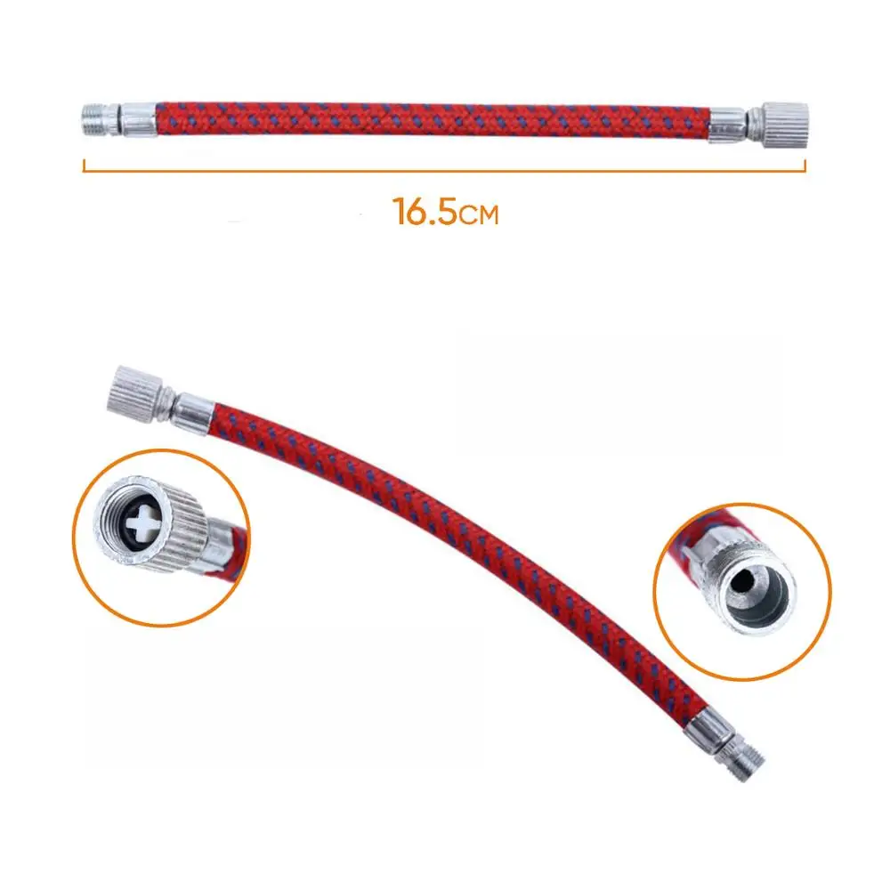 

Bicycle Pump Valve Extension Hose Inflator Tube Pipe Cord Cycling Pumping Service Parts