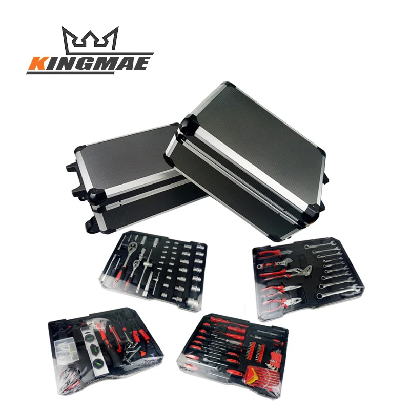 Kingmae 186 шт. наборы для ухода за кожей рукав гаечный ключ набор инструментов с